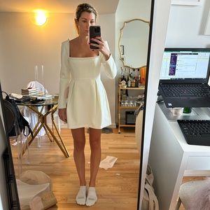 Odd muse square neck pearl lined dress